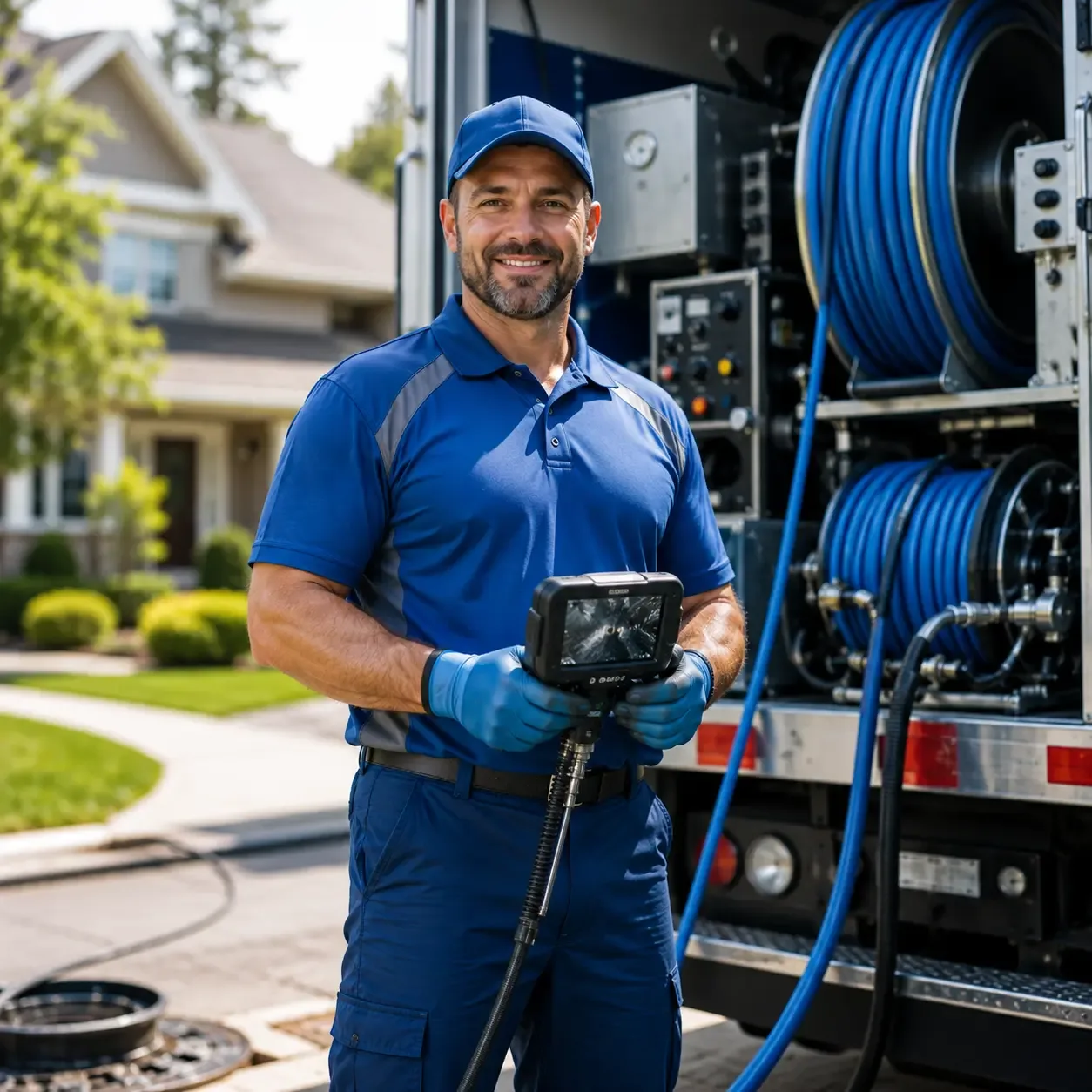 Local outdoor drain cleaning specialists in Plymouth, IL